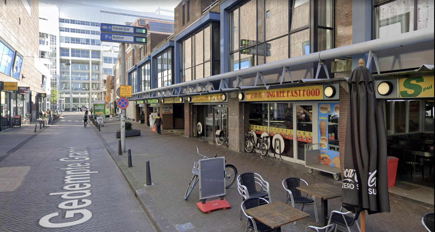 Parkeergarage Markthof Ingang Gedempte Gracht Den Haag